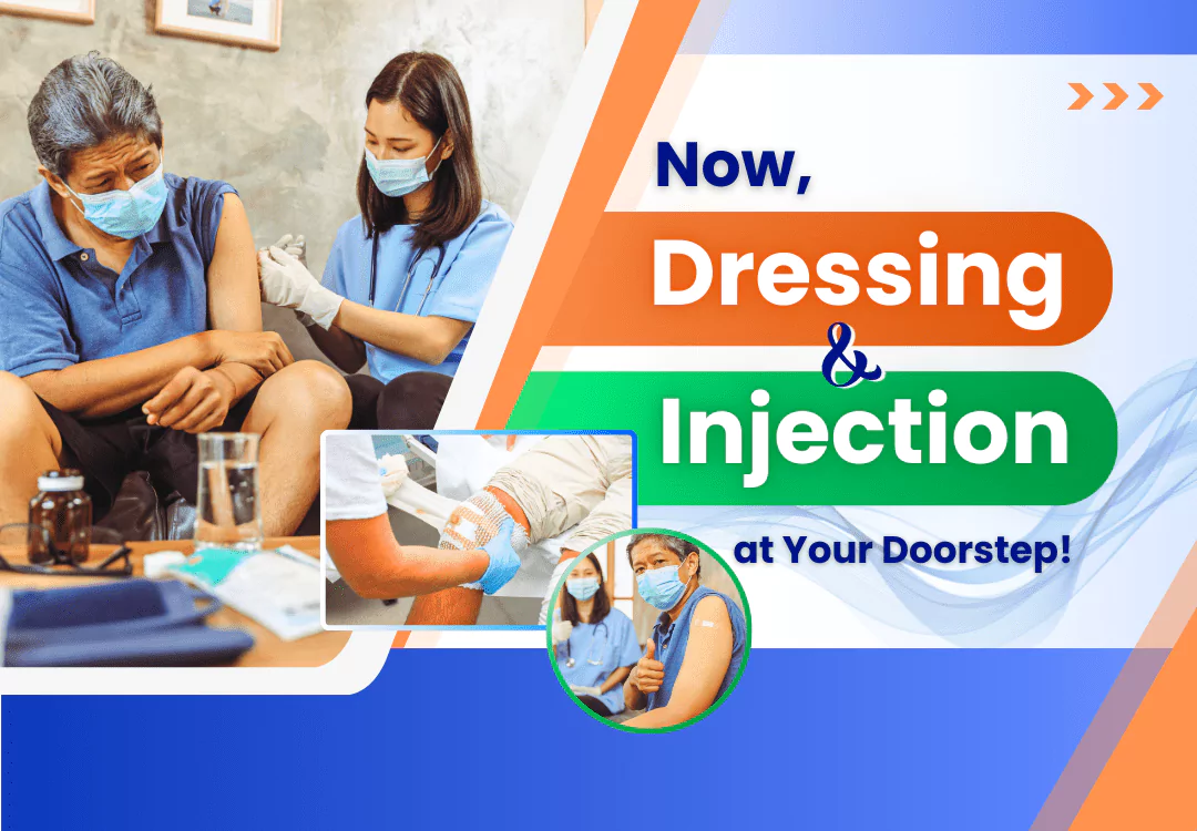 Dressing & Injection at home in ranchi