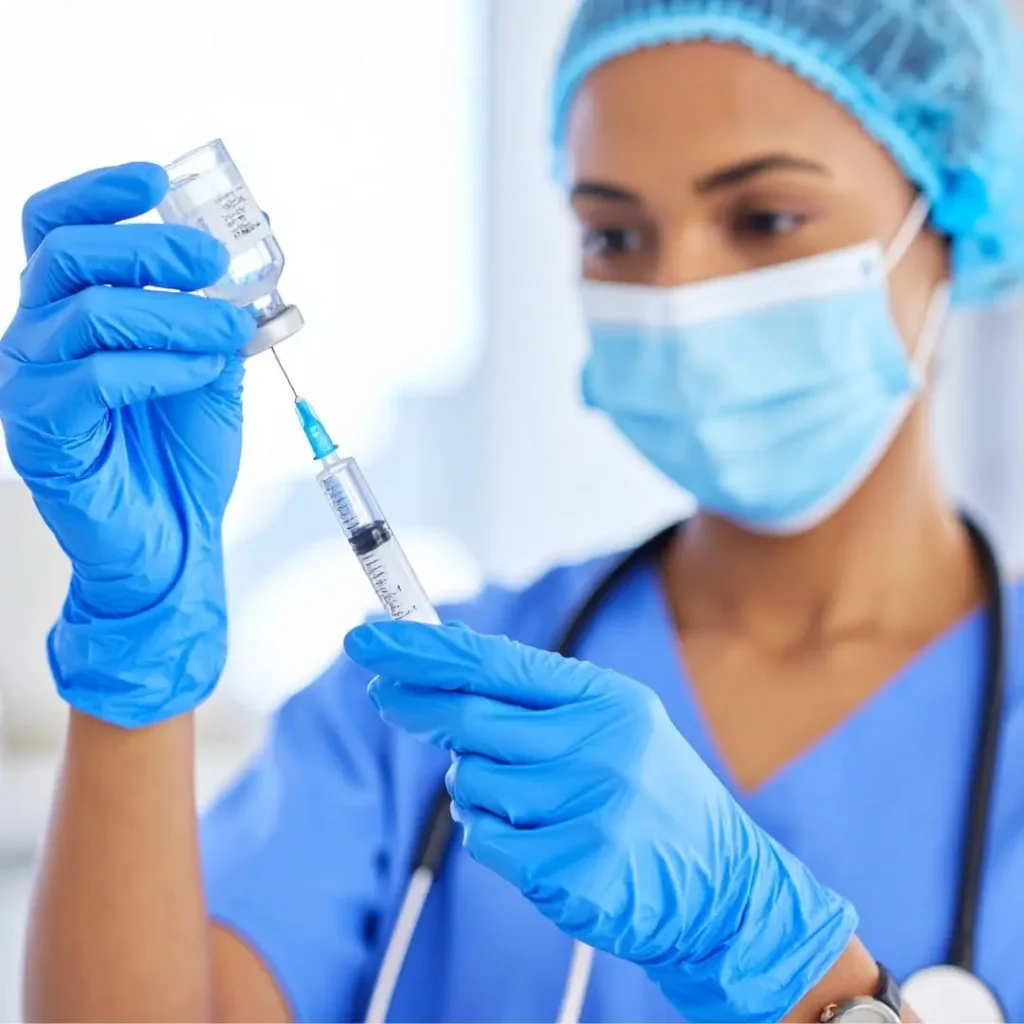 Injection IM IV SC nursing procedure at home in Ranchi